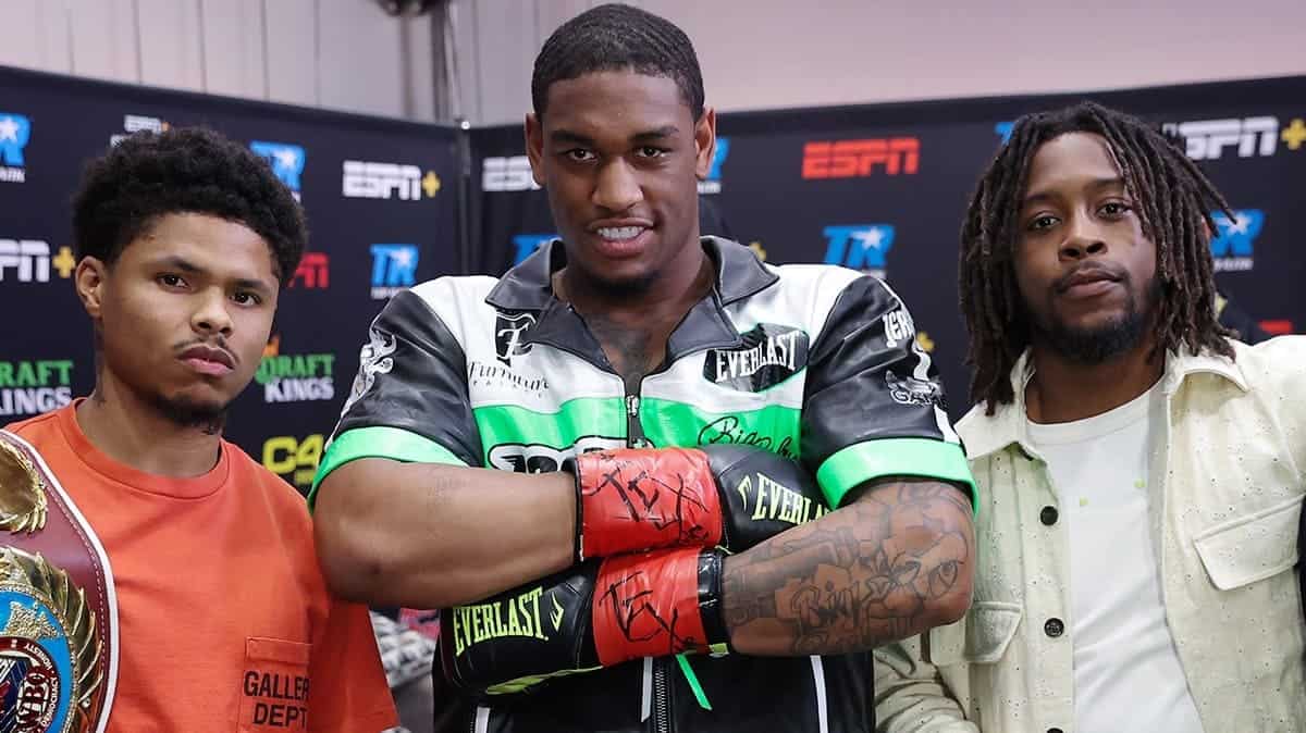 Shakur Stevenson Jared Anderson Keyshawn Davis - Gervonta Davis reacts