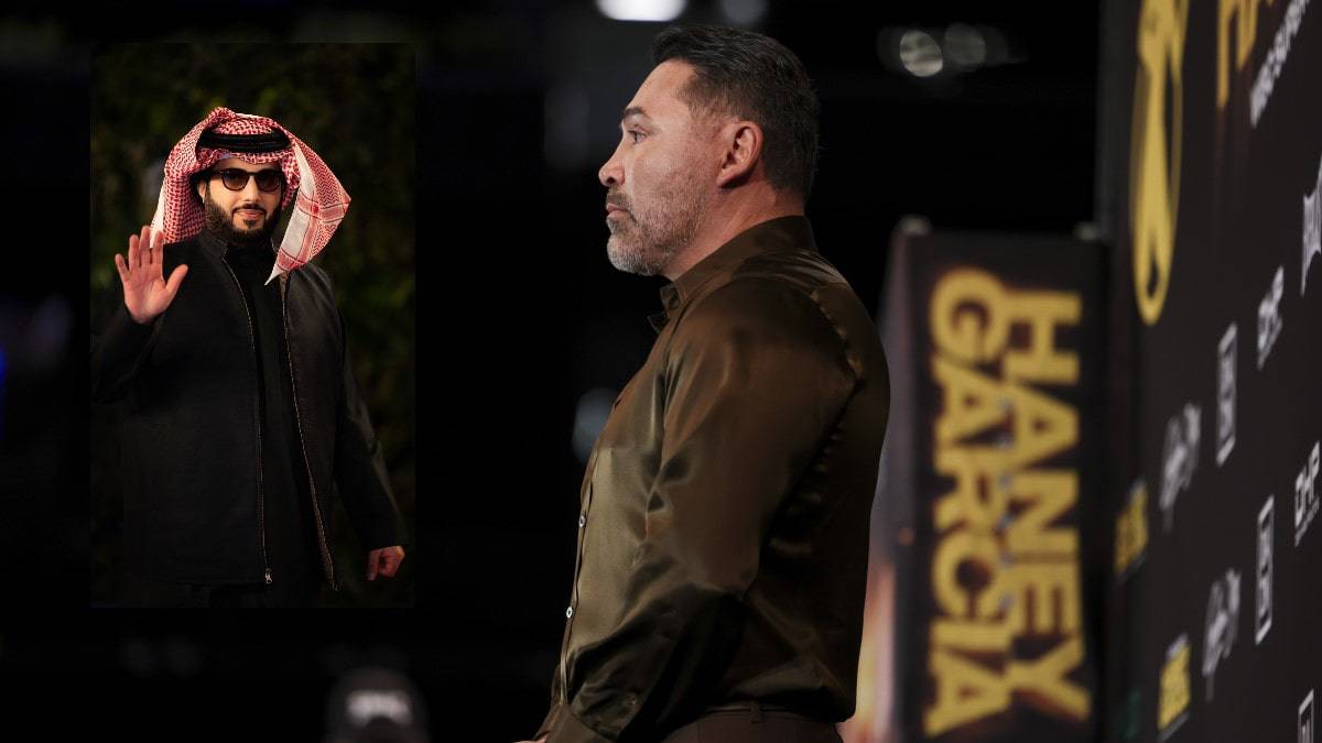 Oscar De La Hoya and Turki Alalshikh