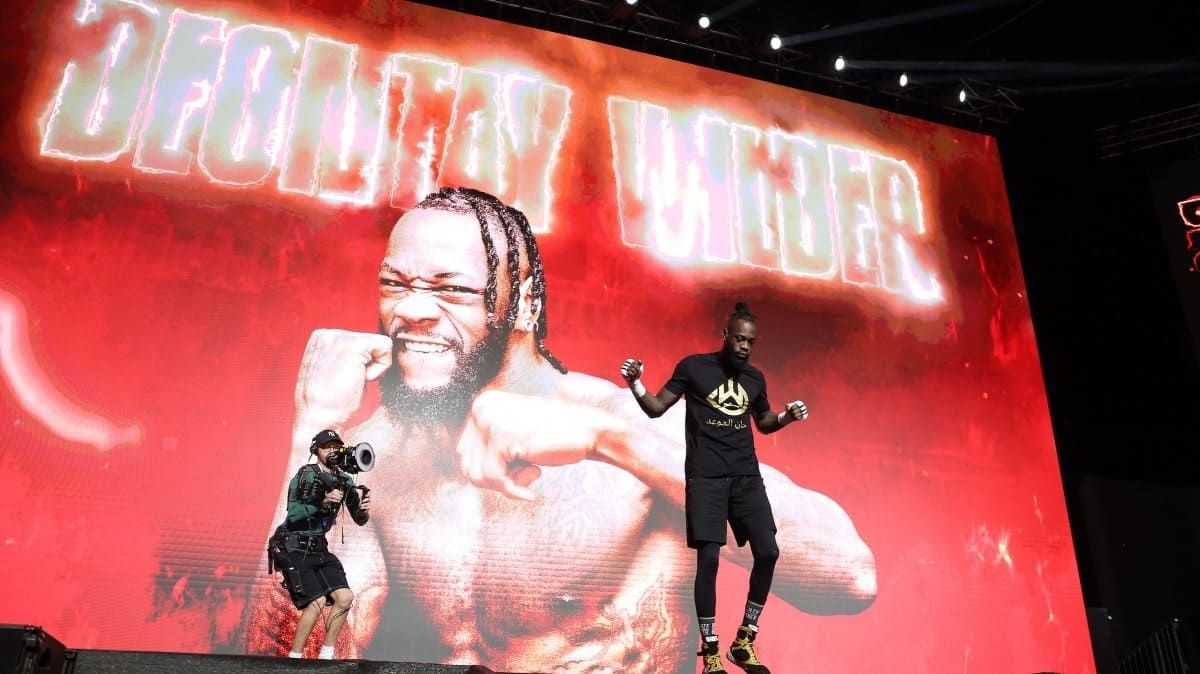 Deontay Wilder growl
