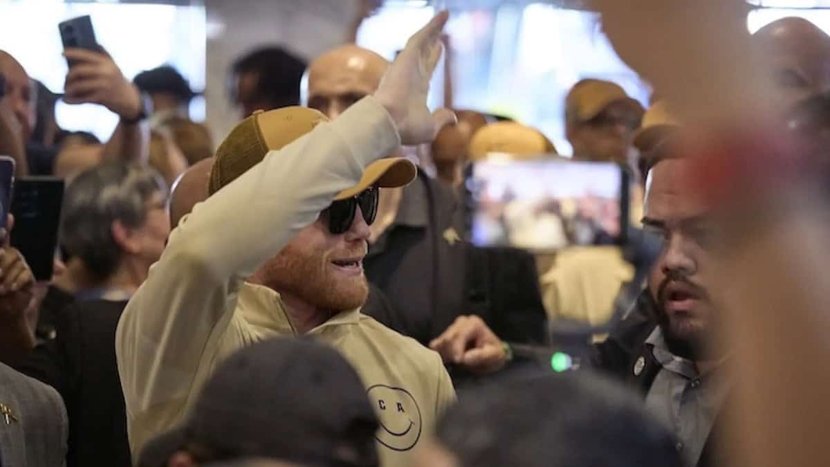 Canelo Alvarez grand arrival