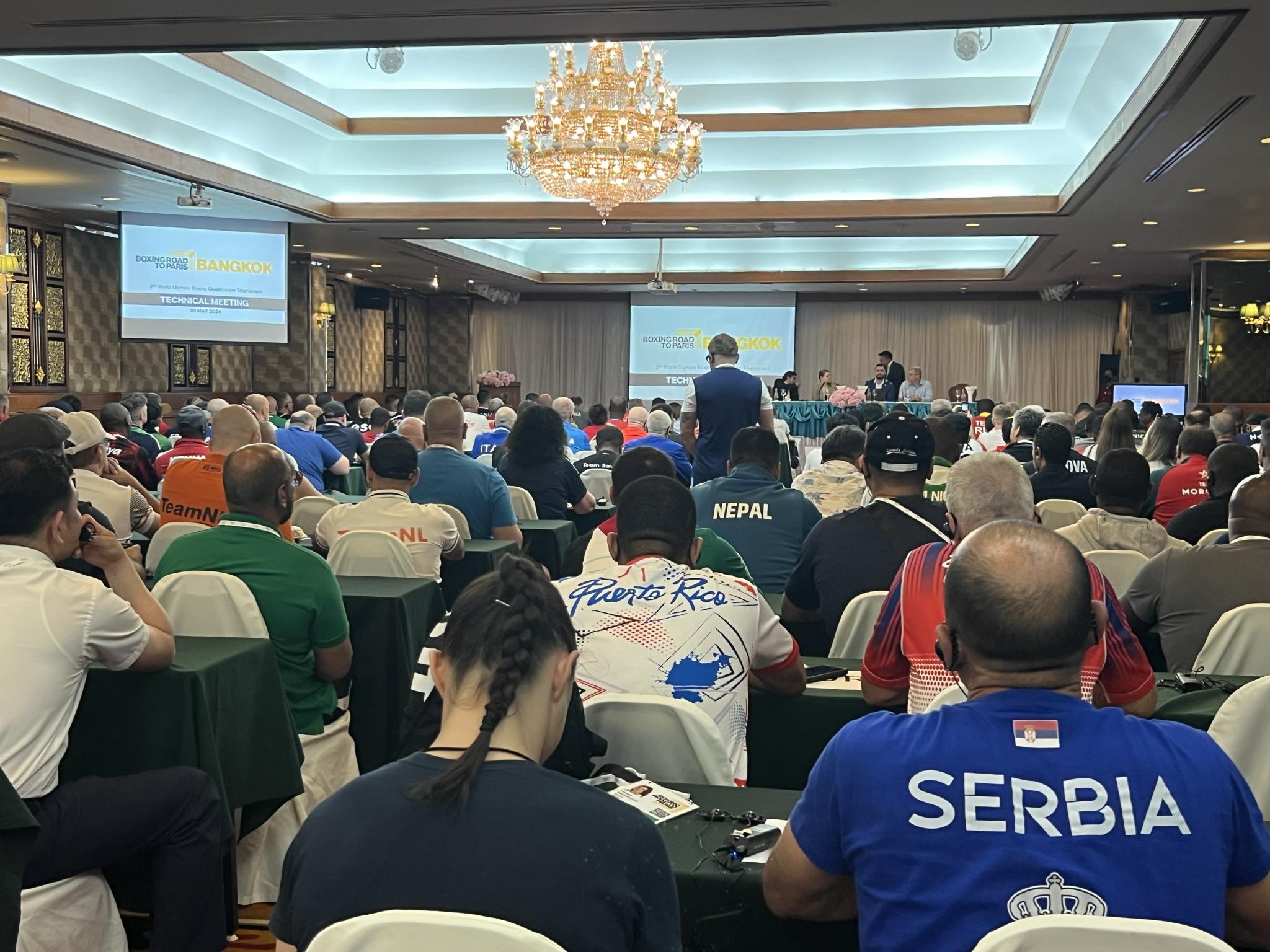 2e épreuve mondiale de qualification olympique de boxe à Bangkok, Thaïlande – Feuilles de tirage au sort