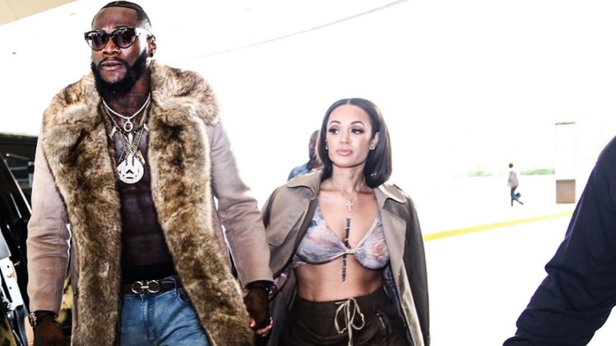 Deontay Wilder and Telli Swift