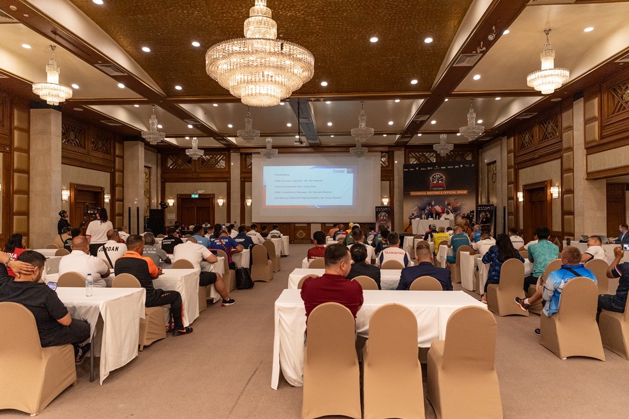 La réunion technique a confirmé la participation de 462 boxeurs de 26 nations aux Championnats asiatiques de boxe juniors et écoliers de l'ASBC