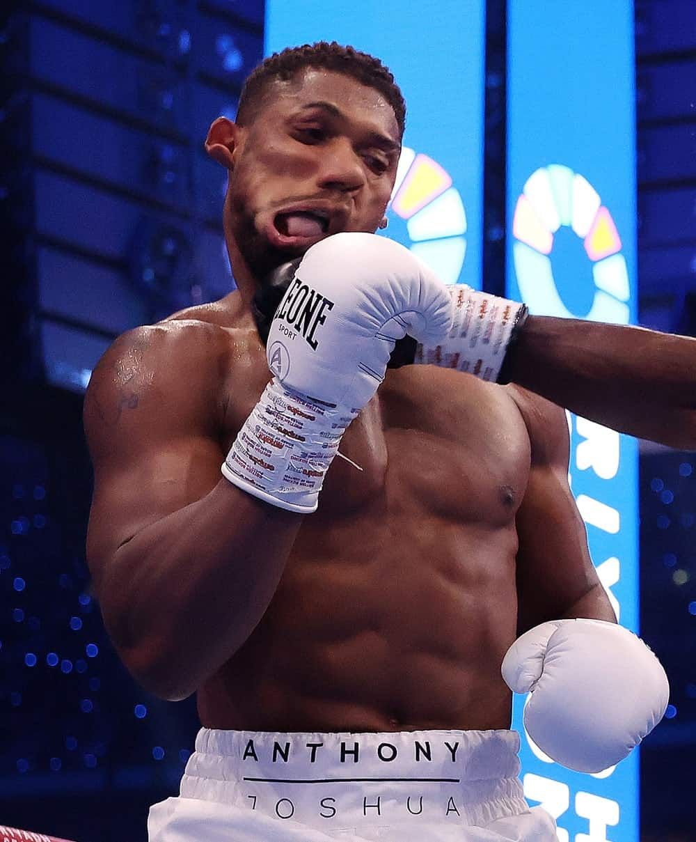 Image du visage d'Anthony Joshua