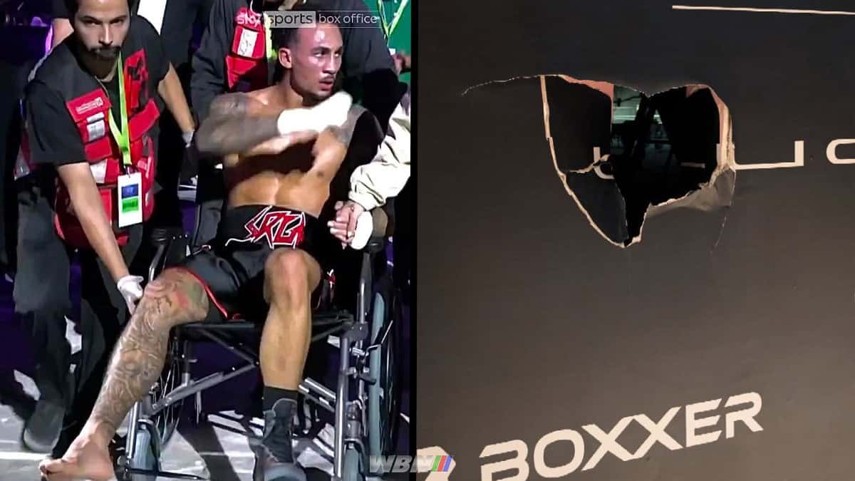 Ben Whittaker wheelchair hole