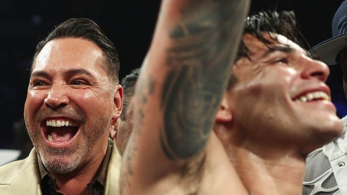 Oscar De La Hoya and Ryan Garcia