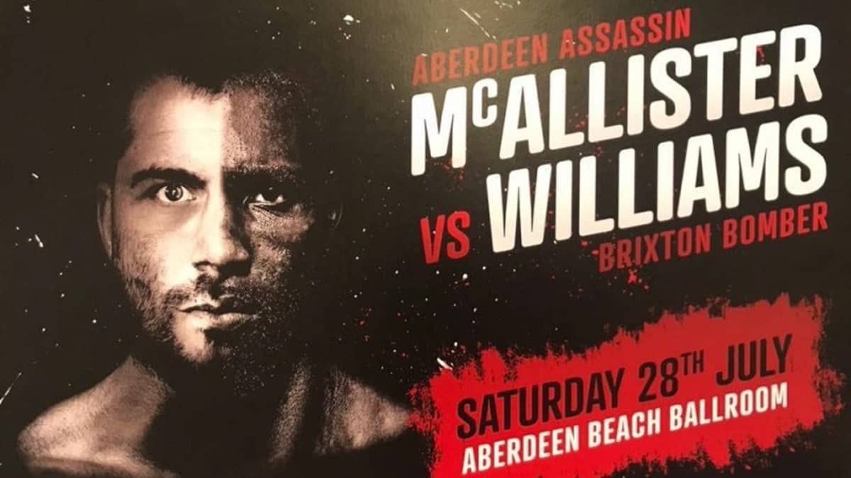 Lee McAllister vs Danny Williams Heavyweight