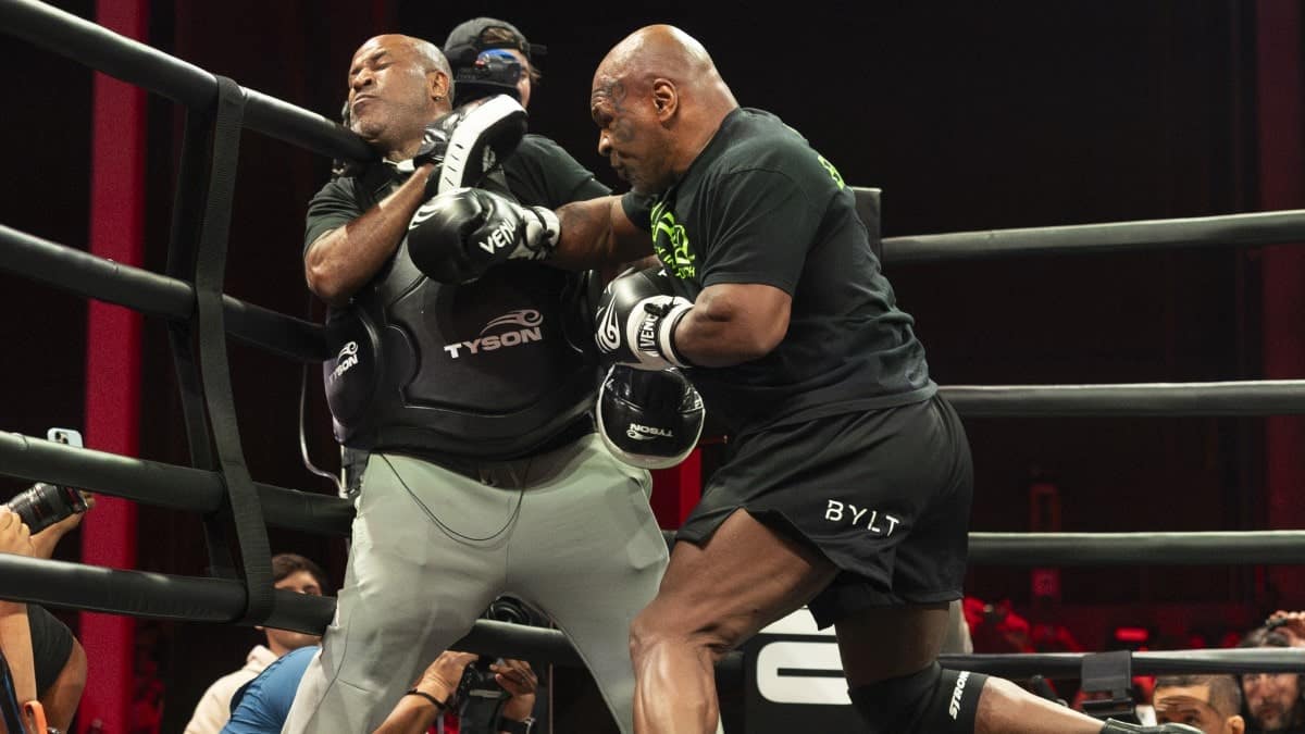 Mike Tyson workout