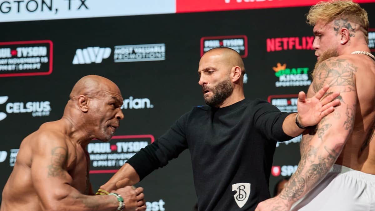 Mike Tyson and Jake Paul