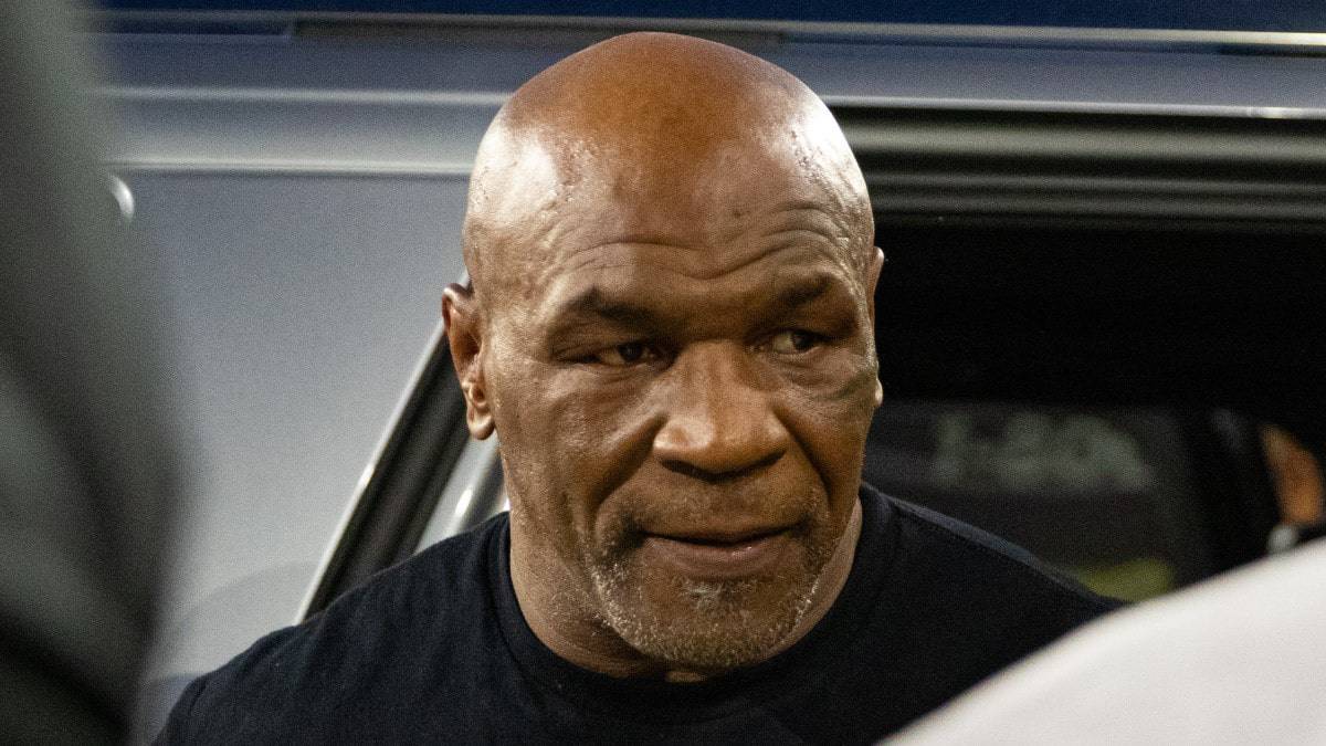 Mike Tyson arrival