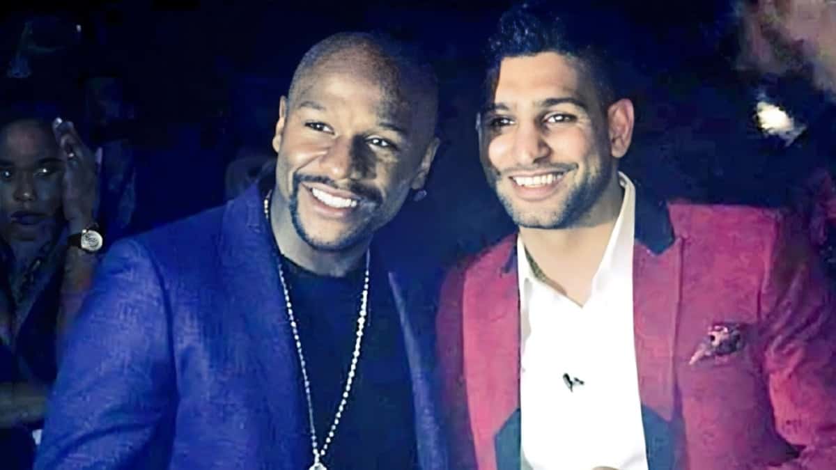 Floyd Mayweather vs Amir Khan.