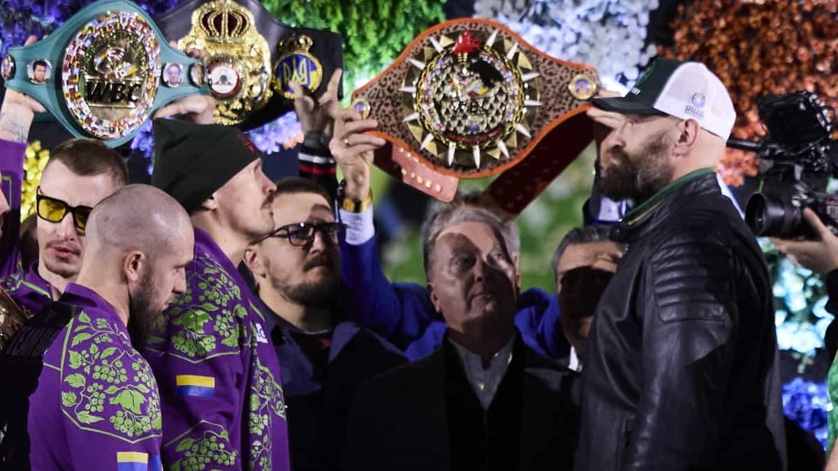 Usyk vs Fury 2 face off