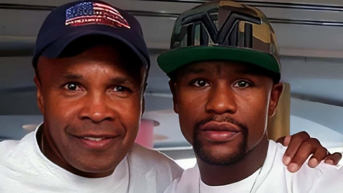 Floyd Mayweather and Sugar Ray Leonard