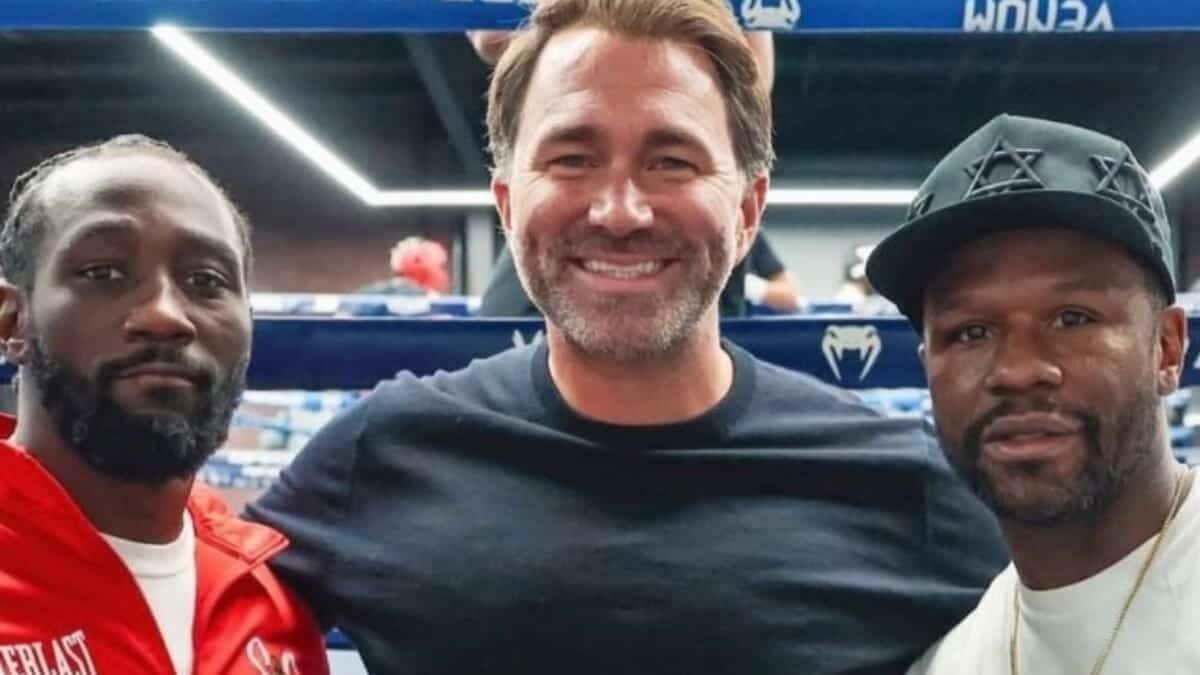 Floyd Mayweather Terence Crawford Eddie Hearn
