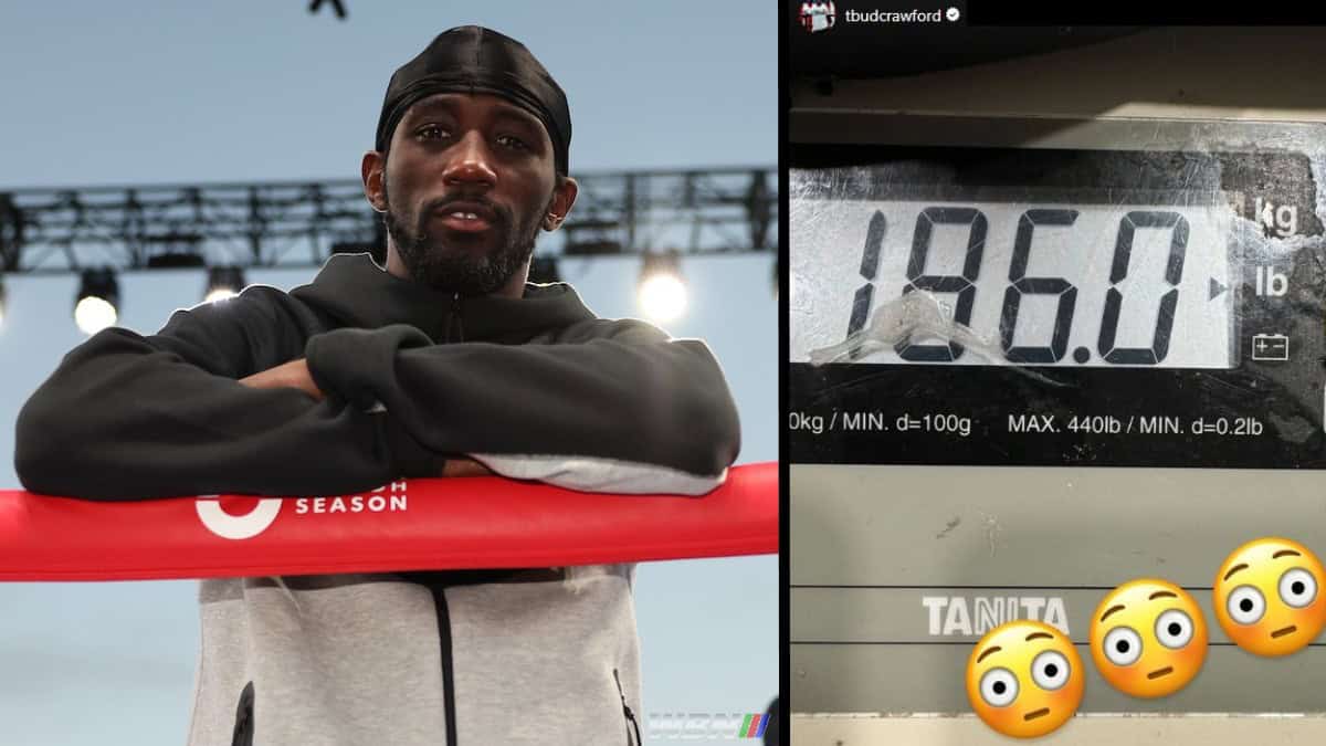 Terence Crawford weight Canelo