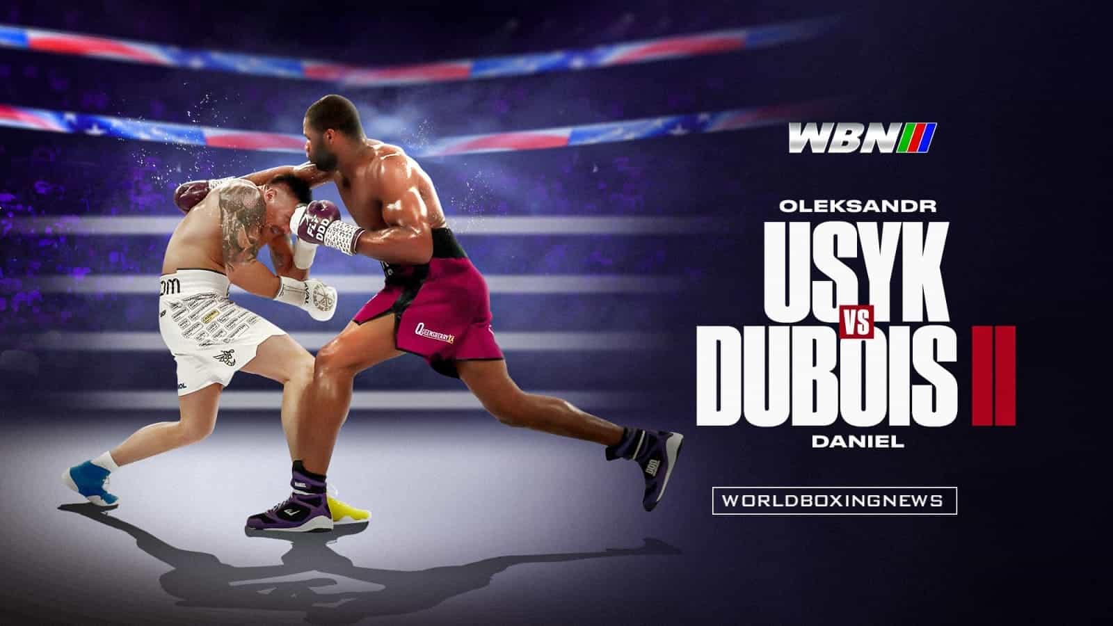 Usyk vs Dubois 2 - World Boxing News poster