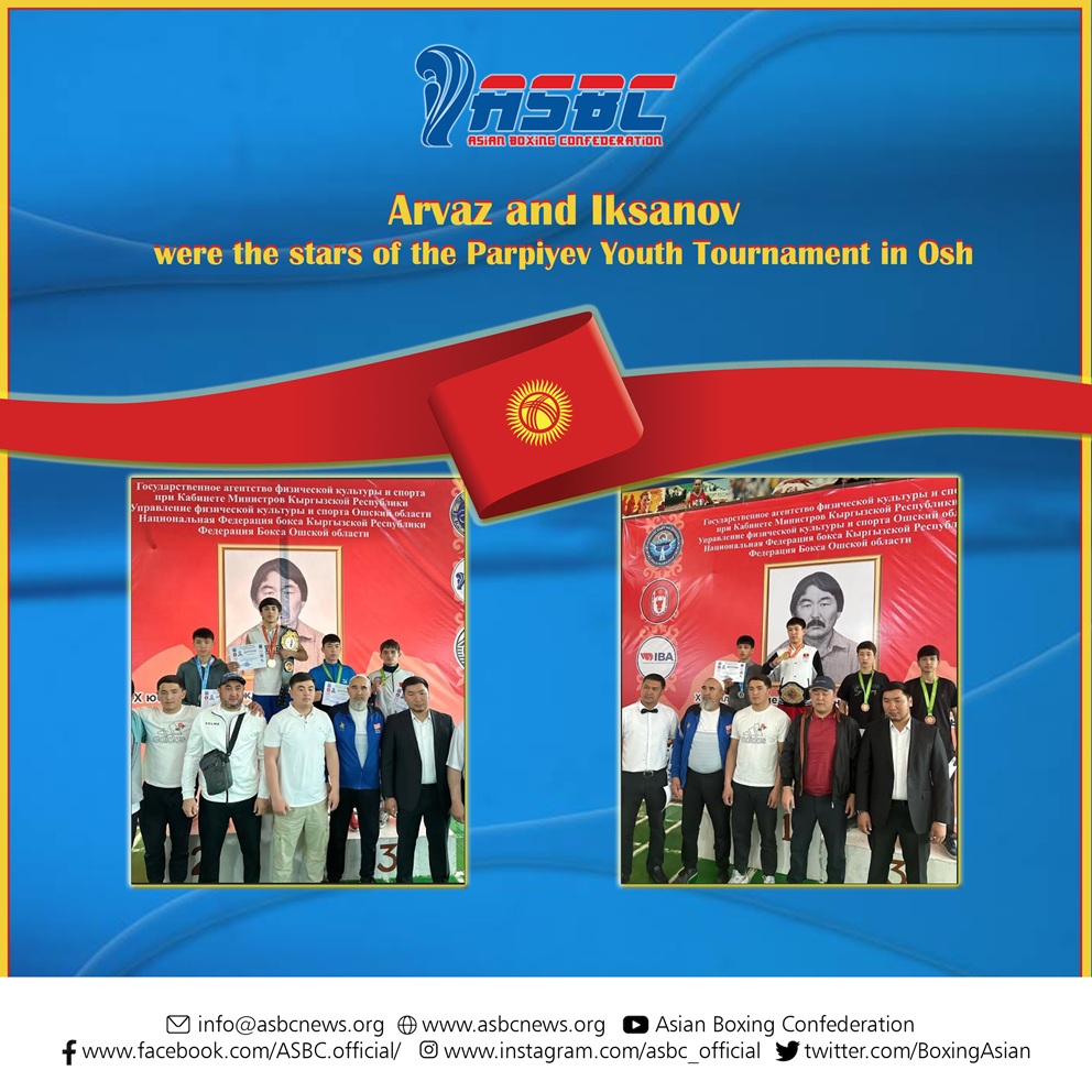 Arvaz et Iksanov étaient les stars du tournoi de jeunesse Parpiyev à OSH