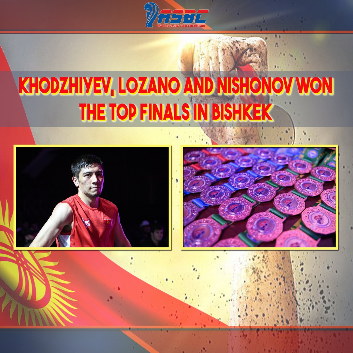 Khodzhiyev, Lozano et Nishonov ont remporté les meilleures finales à Bishkek