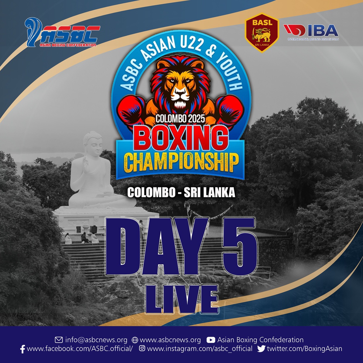 ASBC Asian U22 & Youth Boxing Championships - Day5 Streaming en direct