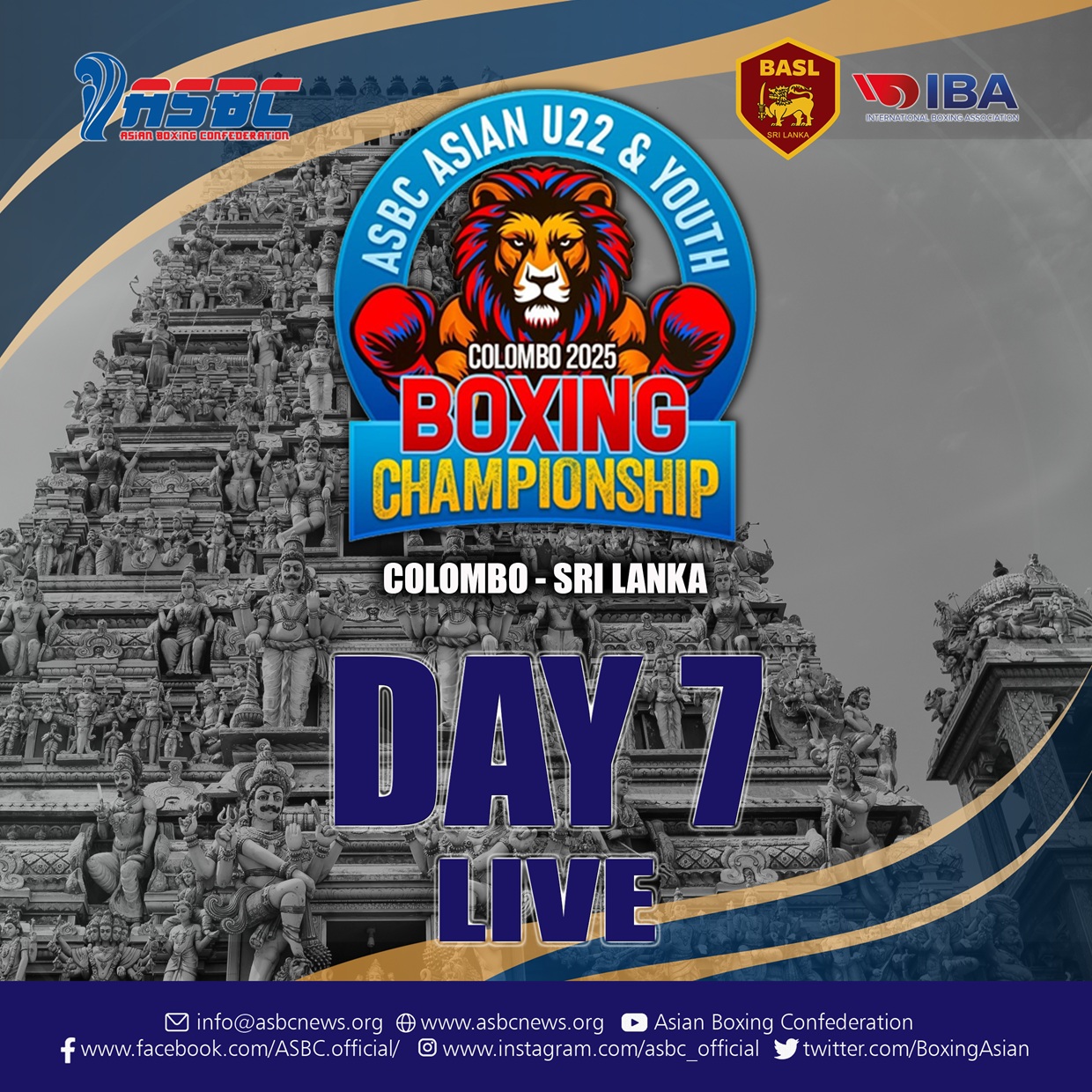 ASBC Asian U22 & Youth Boxing Championships - Day7 Streaming en direct