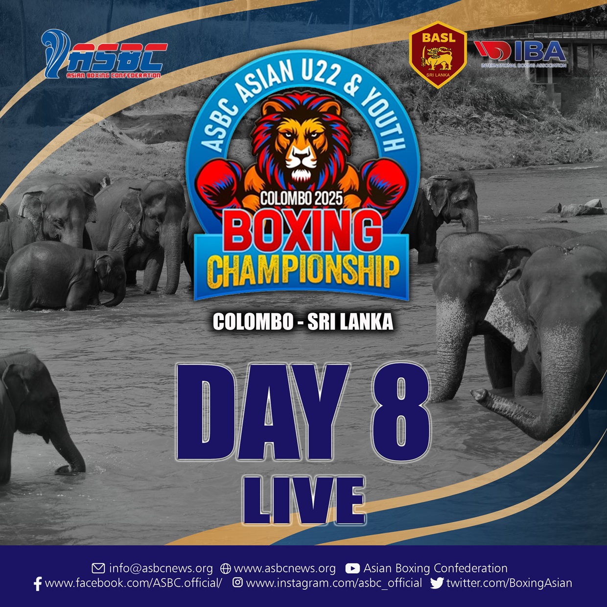 ASBC Asian U22 & Youth Boxing Championships - Day8 Streaming en direct