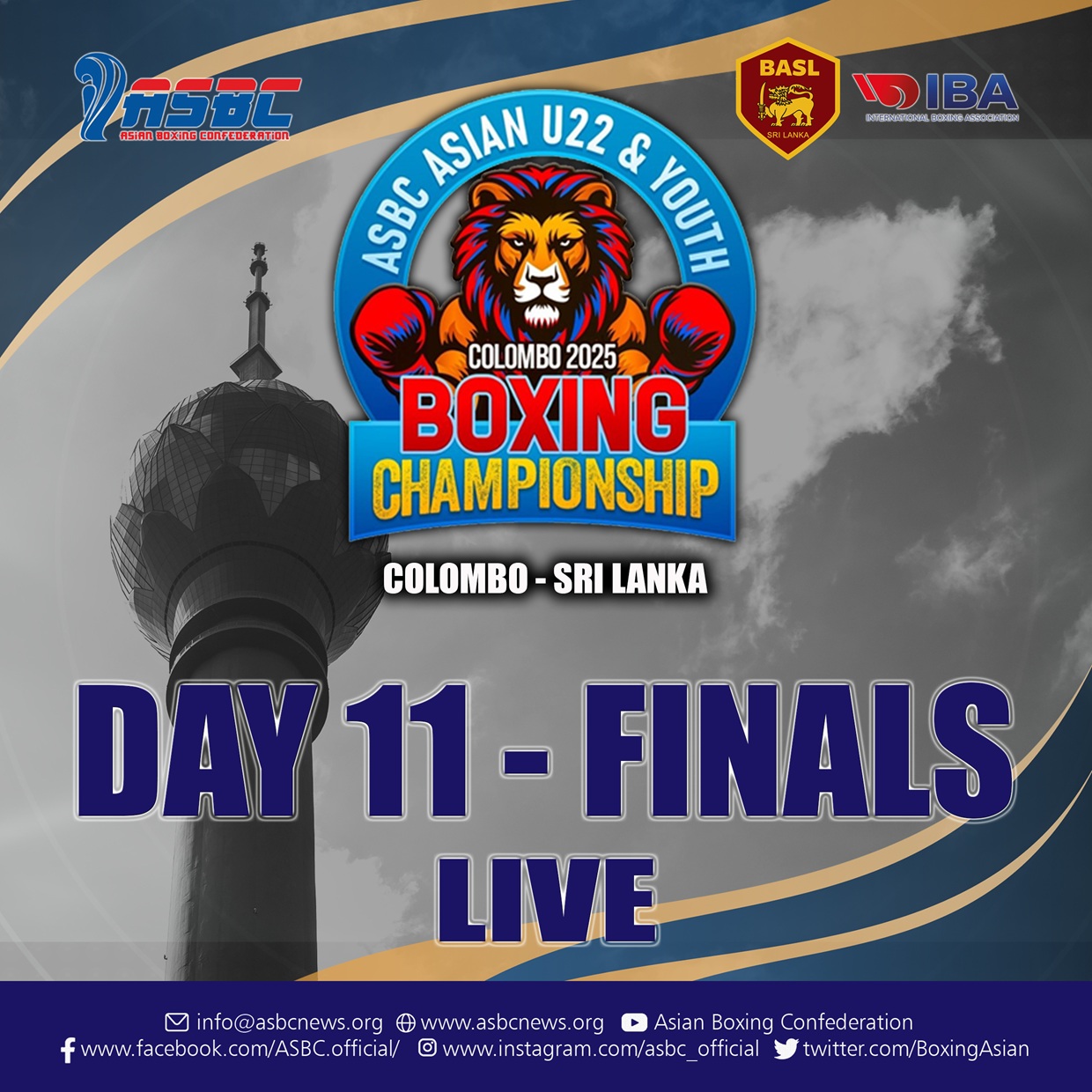 ASBC Asian U22 & Youth Boxing Championships - Day11 Streaming en direct