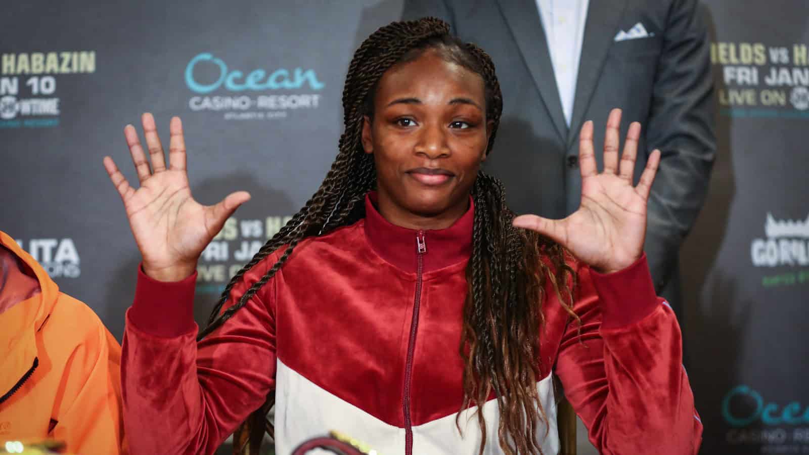 Claressa Shields presser hands