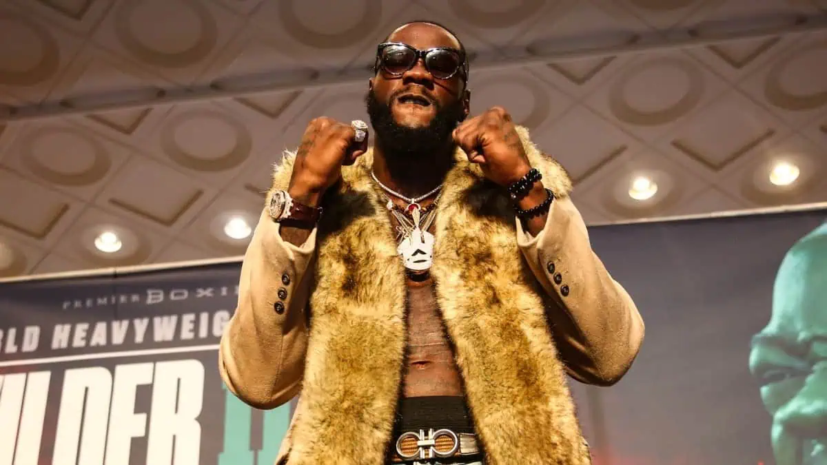 Deontay Wilder Arrivée