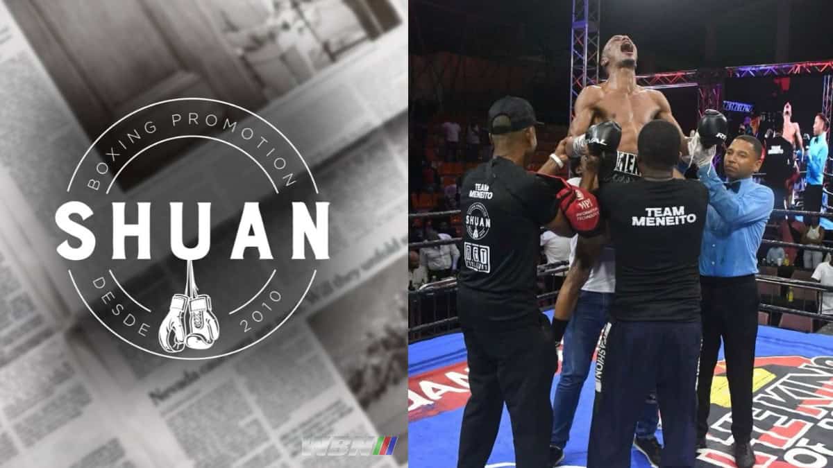 La boxe arbitre a attaqué la boxe Shuan