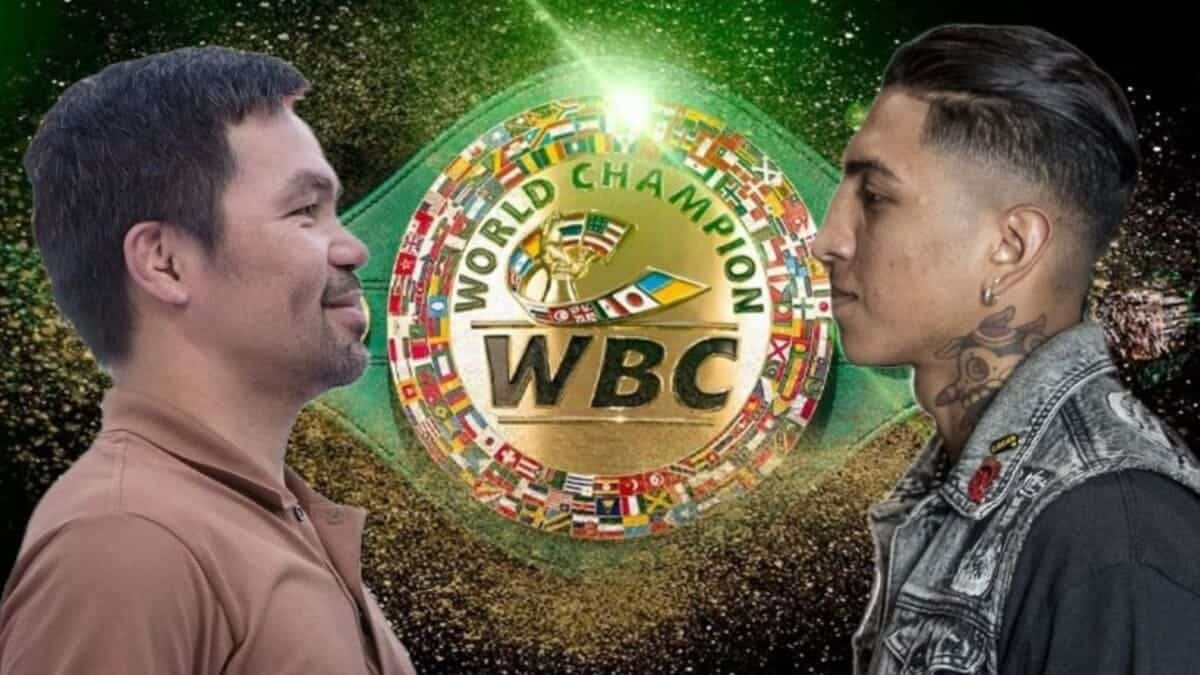Manny Pacquiao vs Mario Barrios WBC Titre
