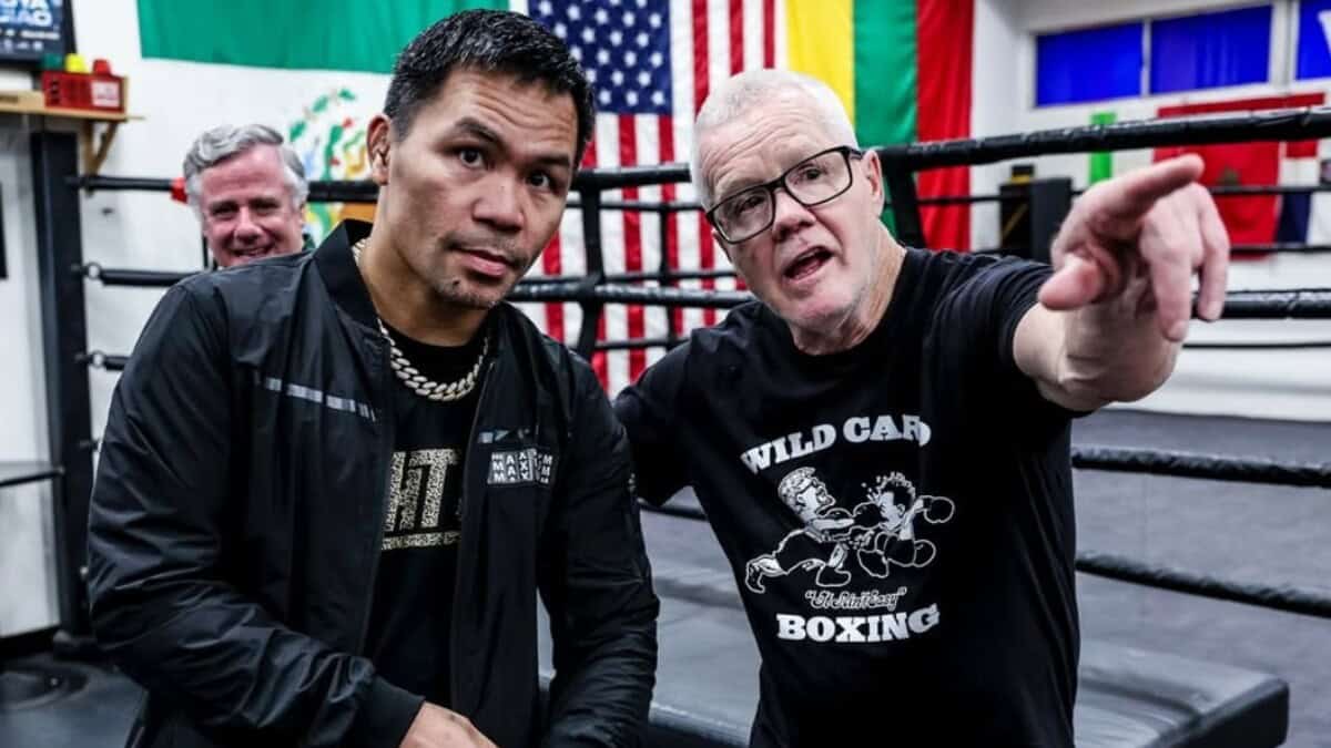 Manny Pacquiao and Freddie Roach May 2025 WCG