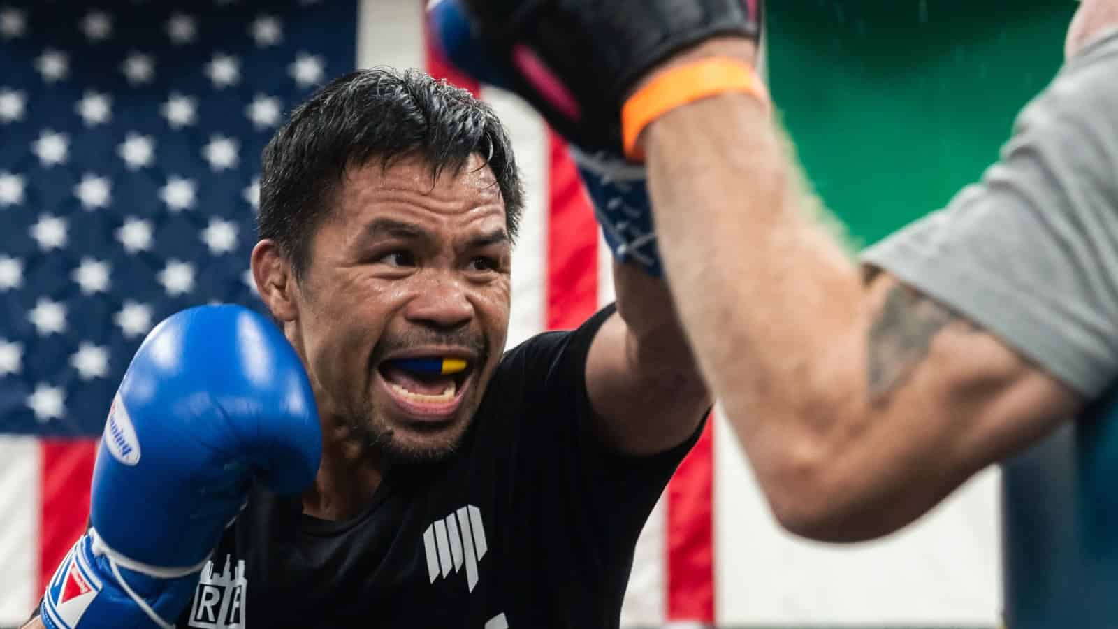 Manny Pacquiao ranking training