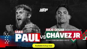 Jake Paul vs Chavez Jr PPV DAZN Affiche