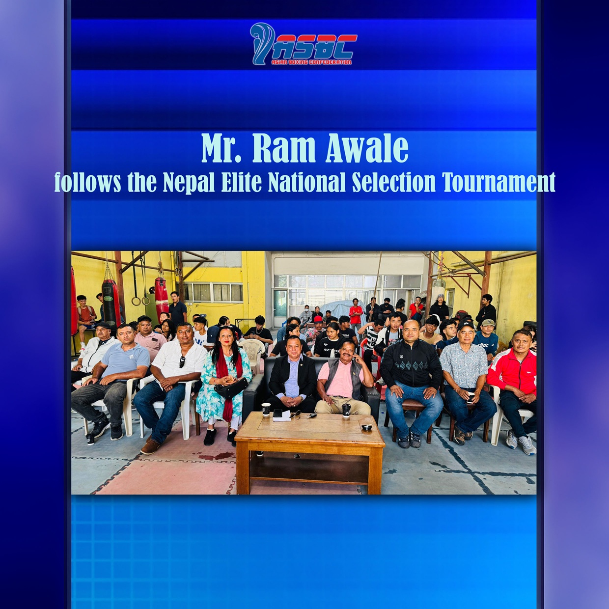 M. Ram Awale suit le tournoi de sélection nationale du Népal Elite à Lalitpur