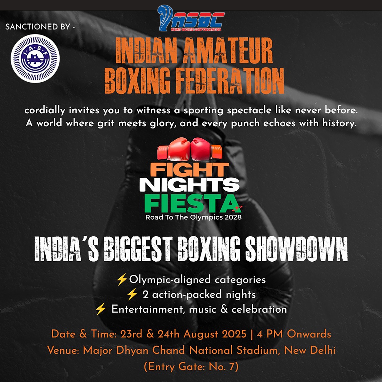 La Fied Fiesta de l'Inde sera une grande épreuve de force à New Delhi ce week-end