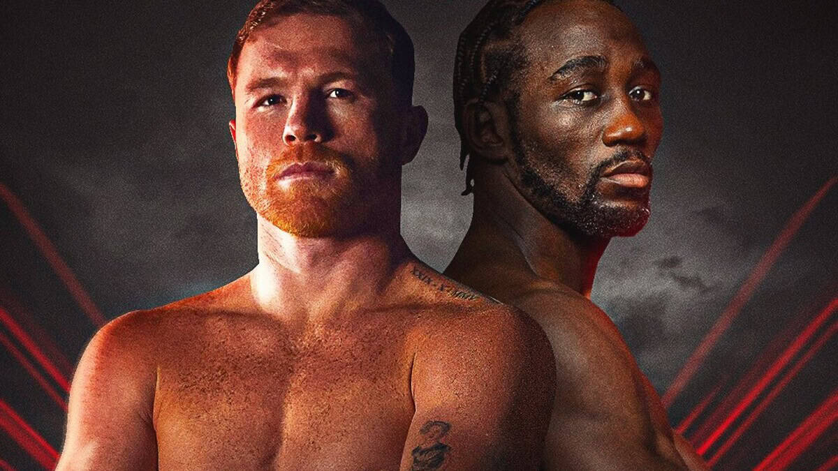 Canelo vs Crawford Crop Affiche 2