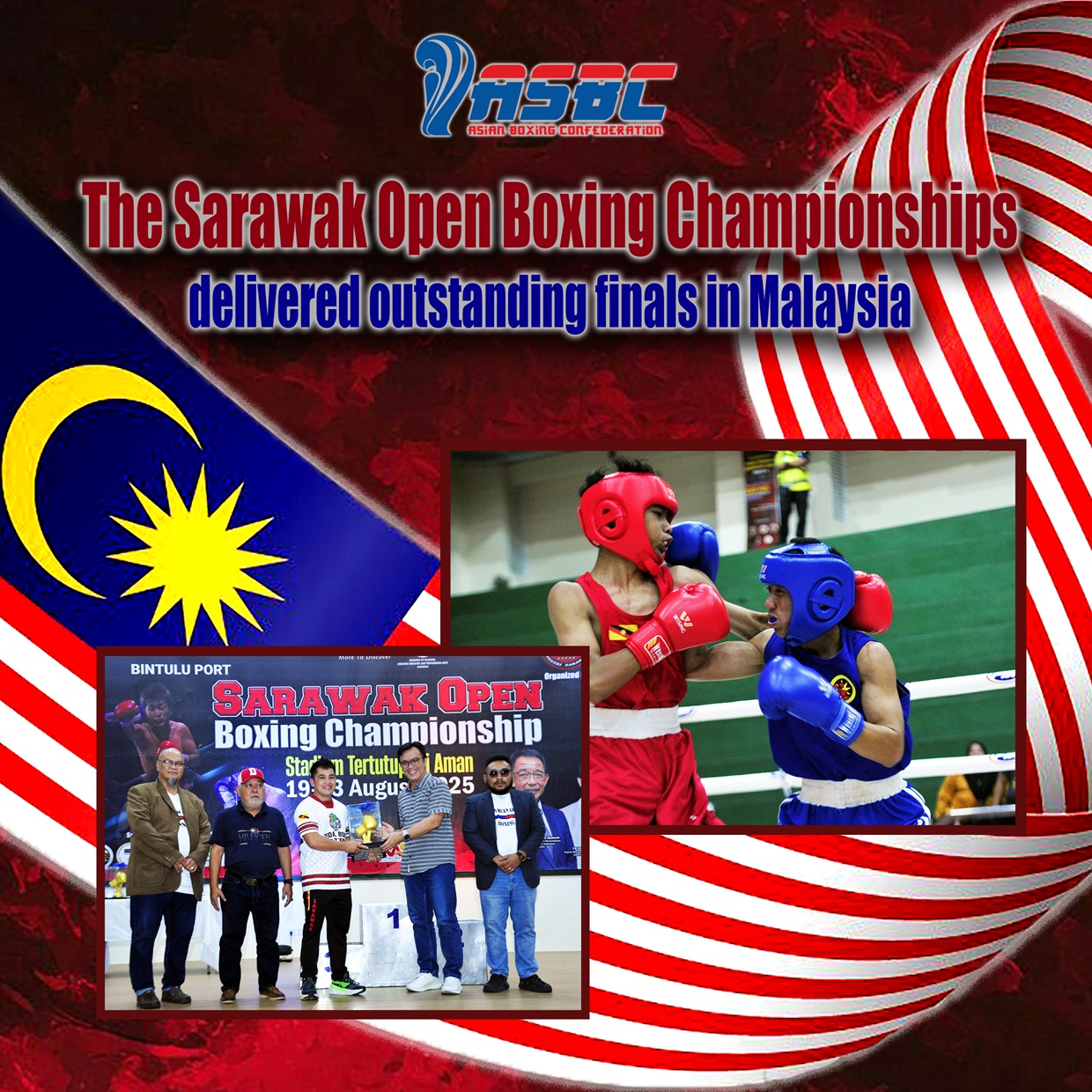Les championnats de boxe Open Sarawak ont ​​livré des finales exceptionnelles en Malaisie