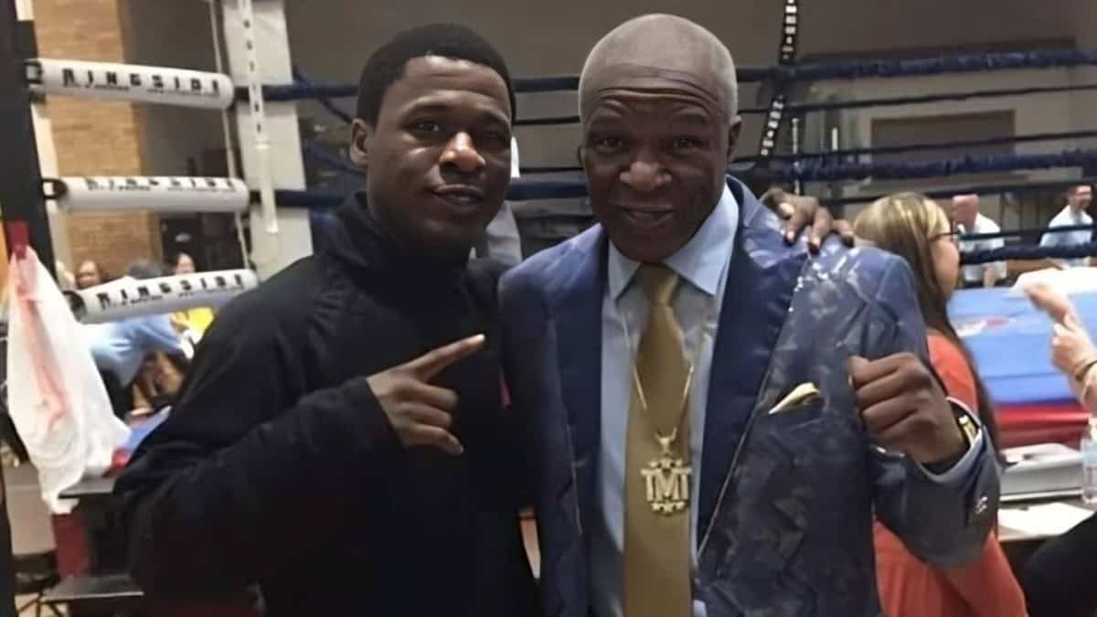 Justin Mayweather and Floyd Sr