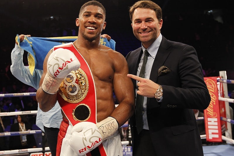Anthony Joshua Eddie Hearn