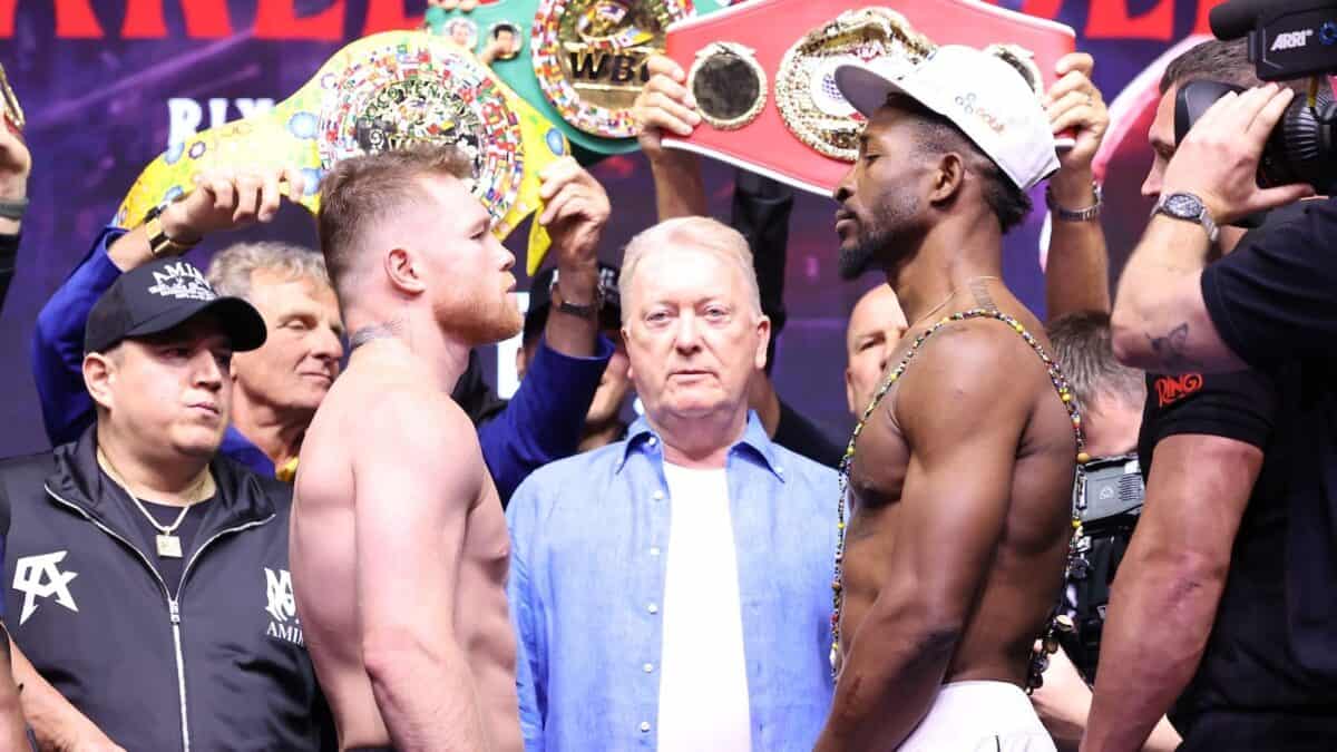 Canelo vs Scull peser