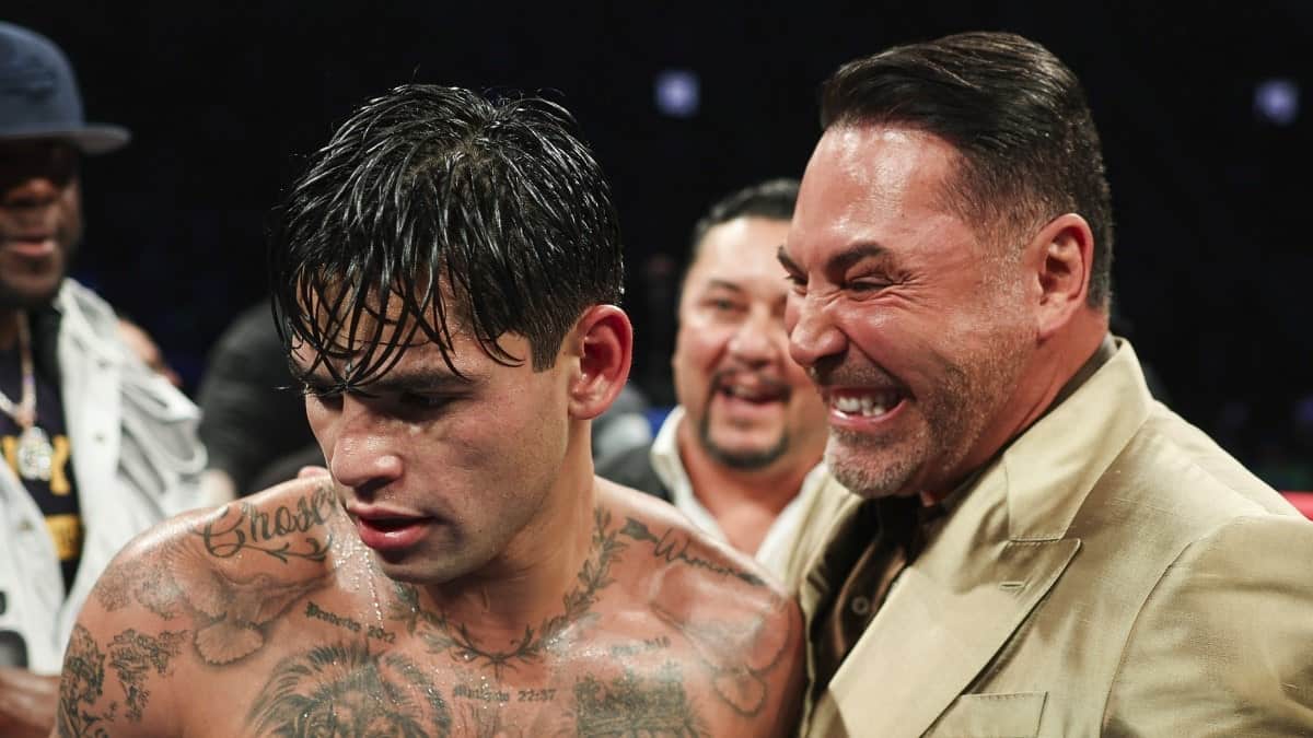 Ryan Garcia et Oscar de la Hoya