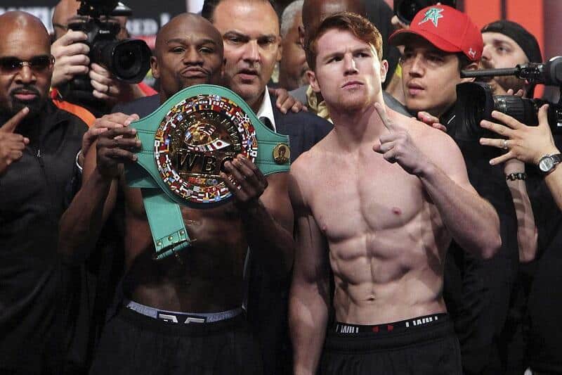 Floyd Mayweather Canelo Alvarez