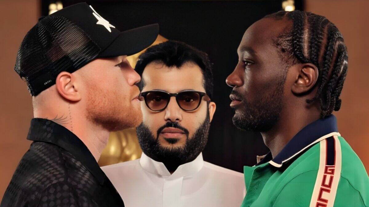 Canelo vs Crawford Terence Crawford et Turki Alshikh