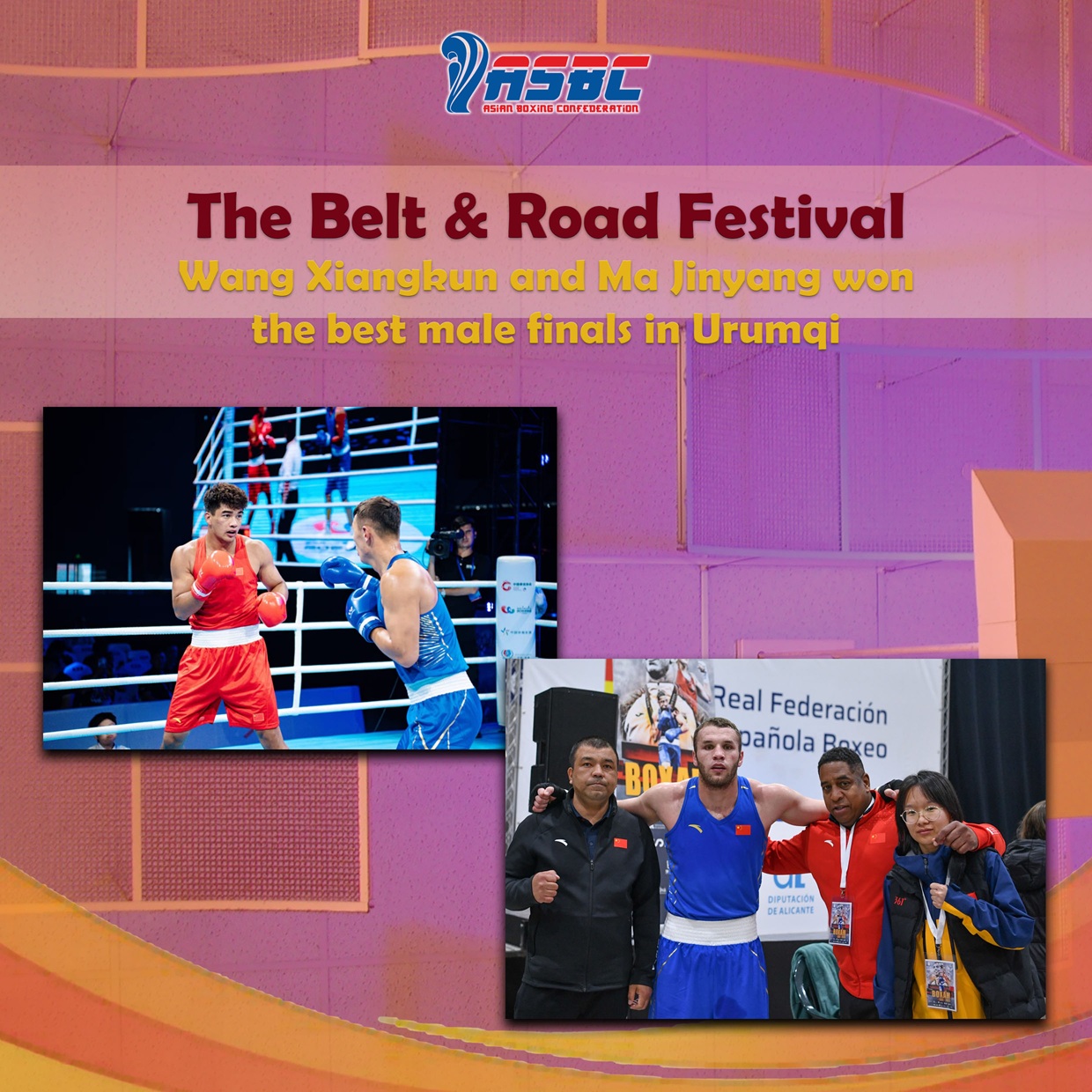 Wang Xiangkun et Ma Jinyang ont remporté la meilleure finale d'élite masculine à Urumqi