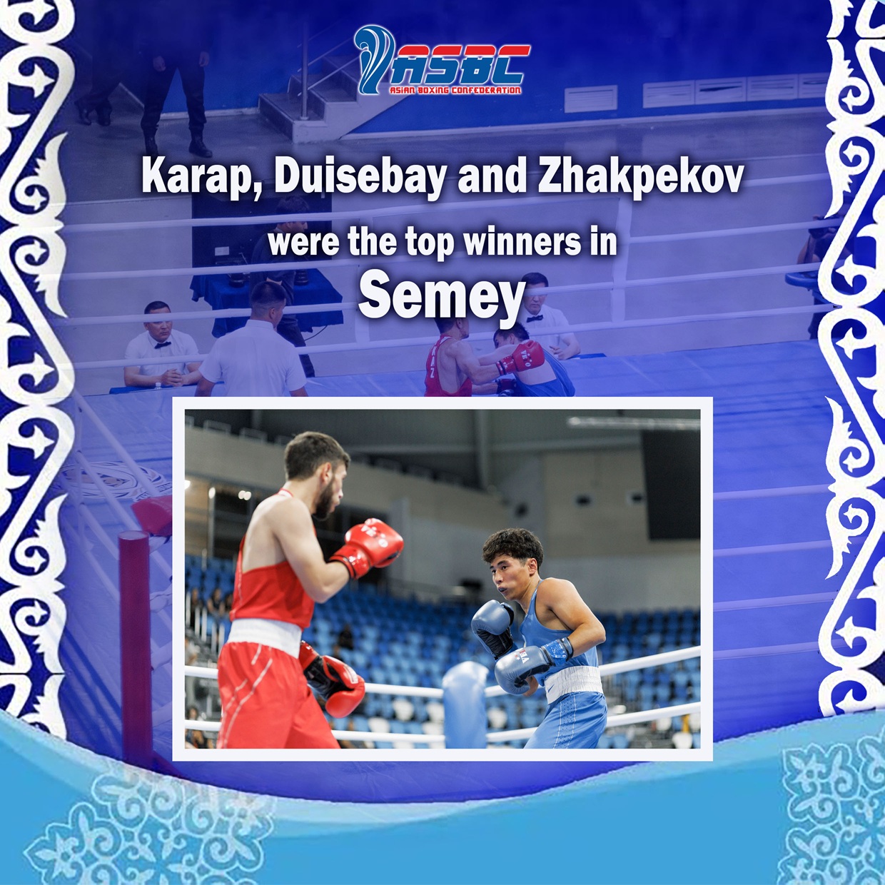 Karap, Duisebay et Zhakpekov ont été les meilleurs vainqueurs de Semey