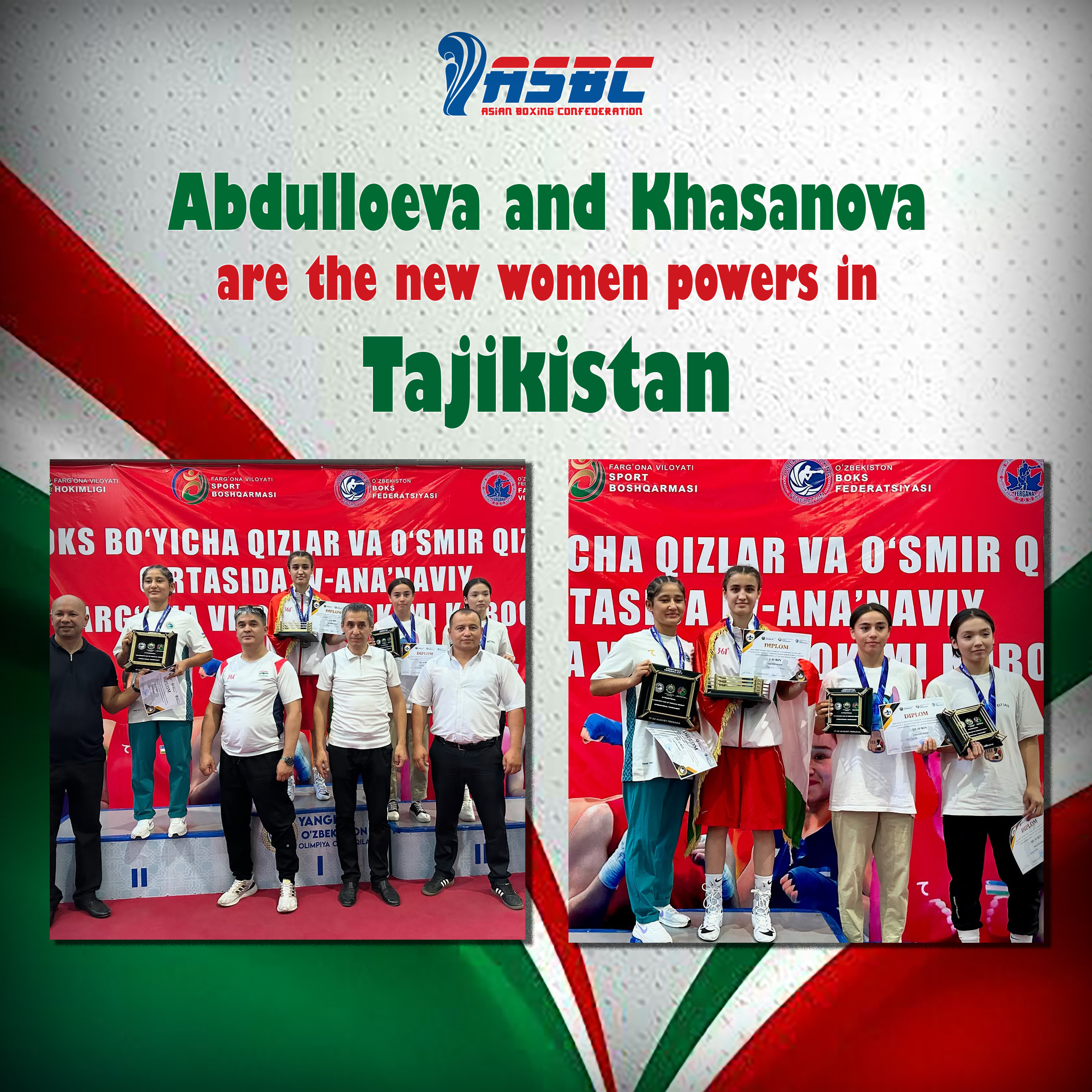 Abdulloeva et Khasanova sont les nouveaux pouvoirs des femmes au Tadjikistan