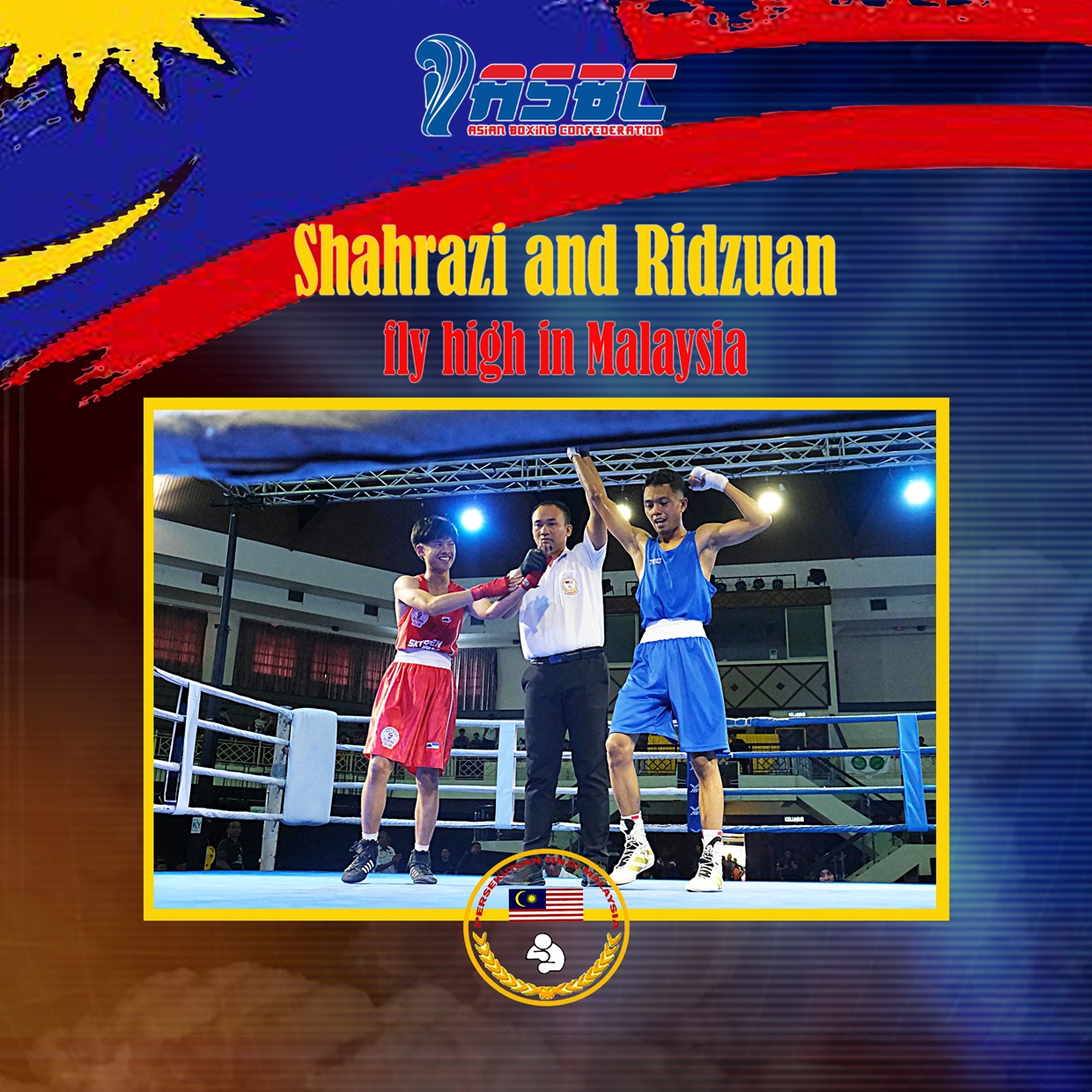 Mohammad Shahrazi et Muhammad Ridzuan volent en Malaisie