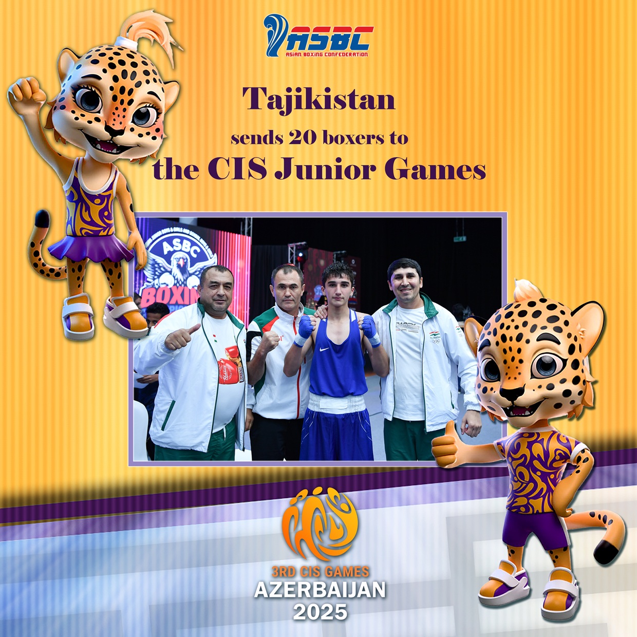 Le Tadjikistan envoie 20 boxeurs aux Jeux juniors de CIS