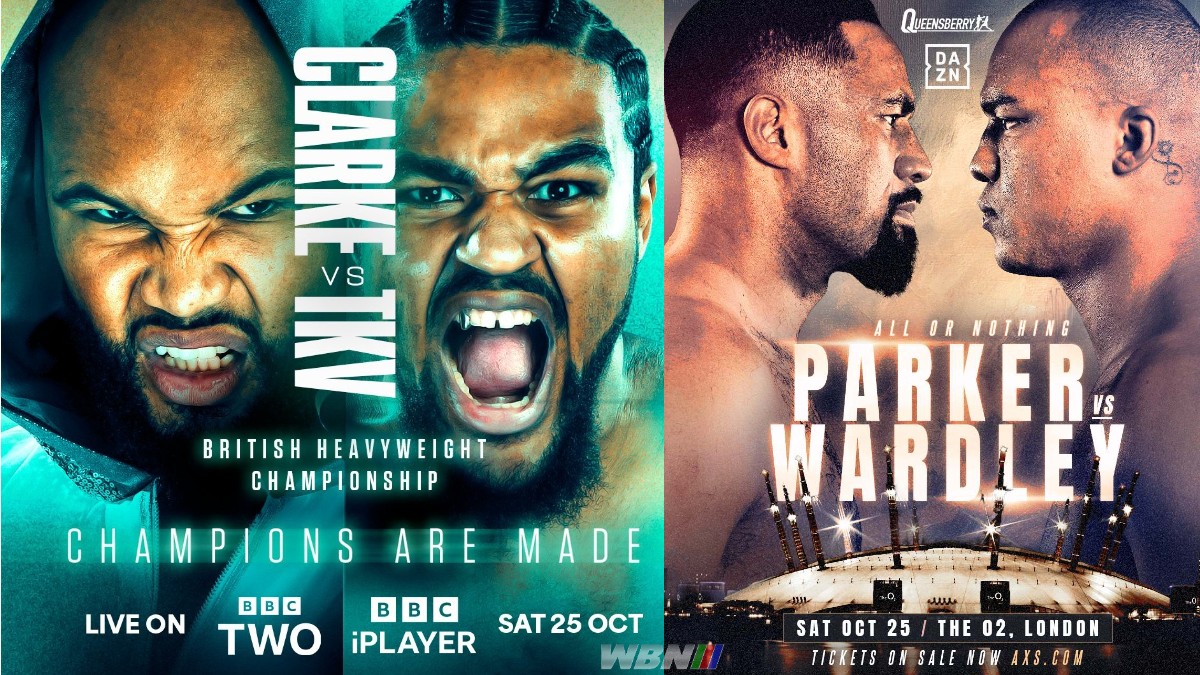 Clarke vs TKV et Parker vs Wardley Les événements principaux ne s'affronteront pas