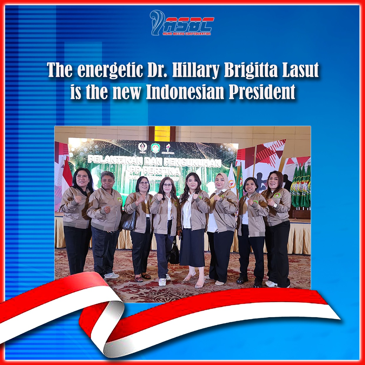 L'énergique Dr. Hillary Brigitta Lasut est le nouveau président indonésien